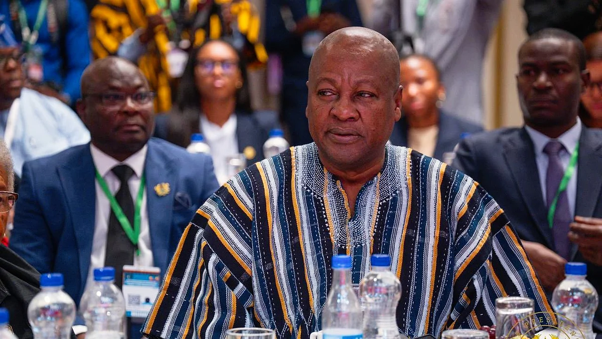 Ghanaian President John D. Mahama