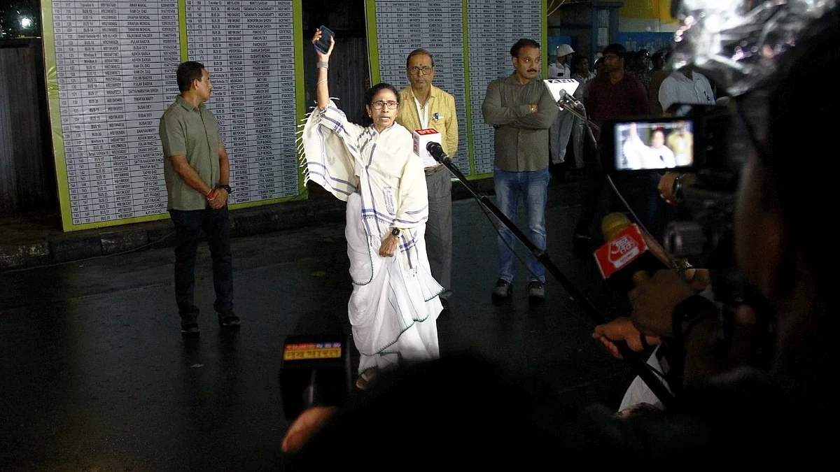 West Bengal Chief Minister and TMC candidate for Bhabanipur constituency.