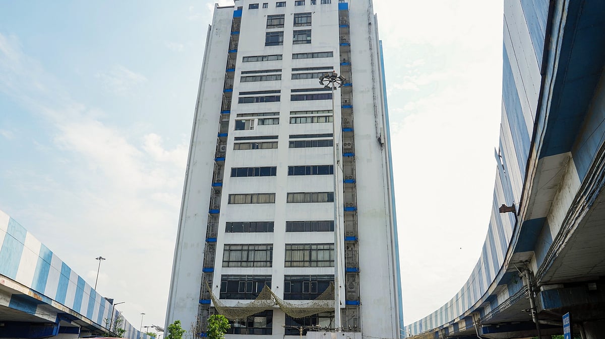 A view of West Bengal secretariat Nabanna, a day after the declaration of Assembly poll results