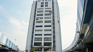 A view of West Bengal secretariat Nabanna, a day after the declaration of Assembly poll results