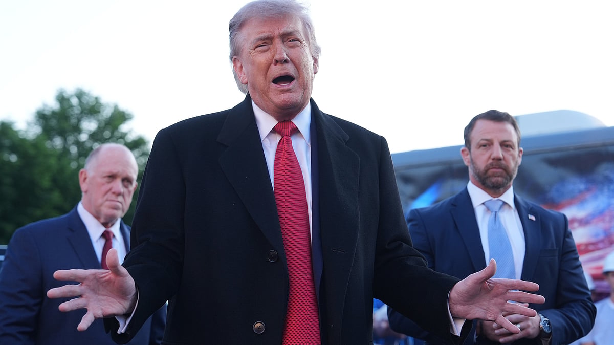 US President Donald Trump in Washington.