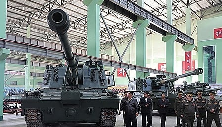 A North Korean tank