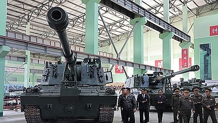 A North Korean tank