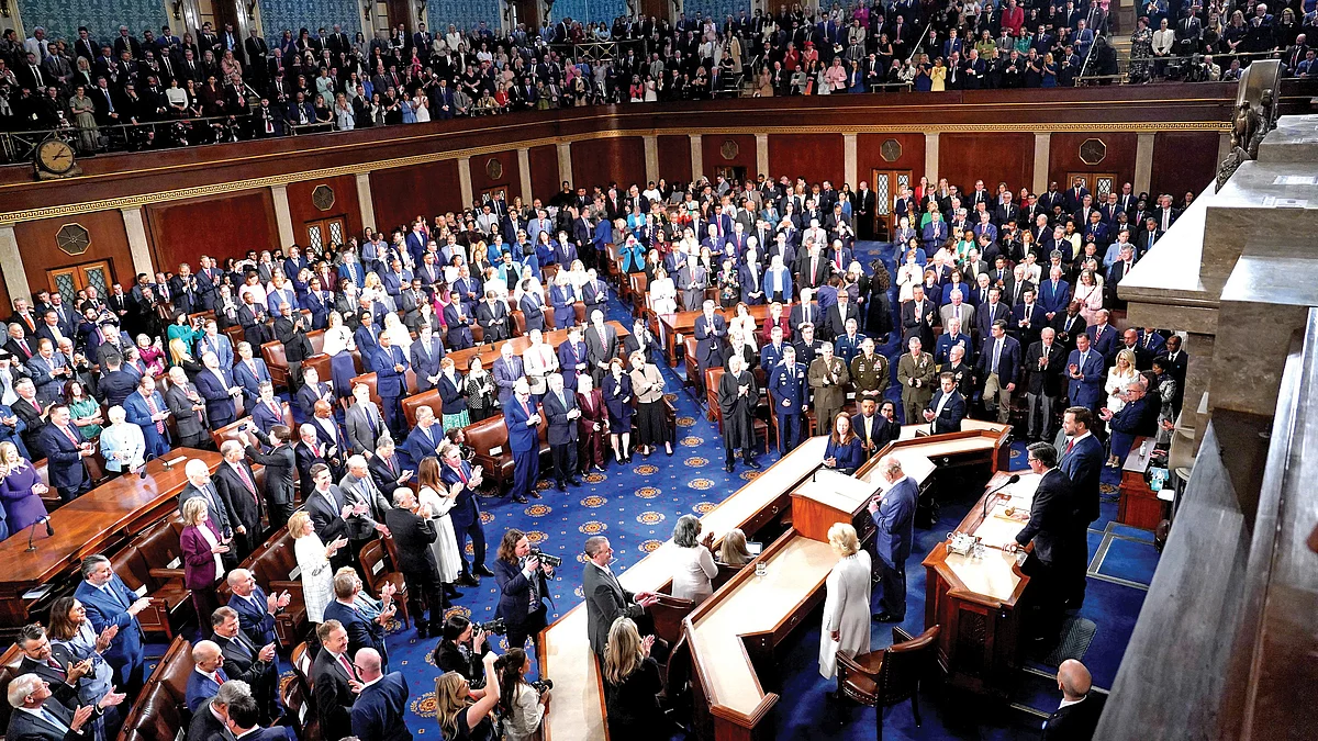 King Charles had US Congress members eating out of his hands