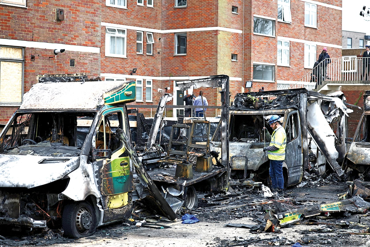 Volunteer ambulances run by the Jewish community gutted in north London