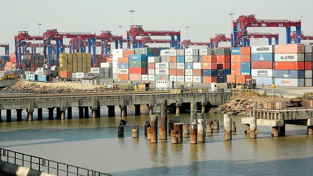 Part of Pipavav port, Gujarat