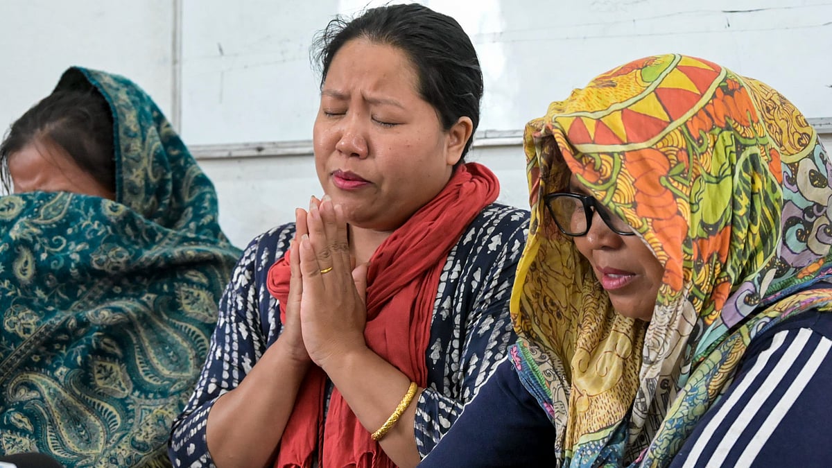 Women released after being allegedly held captive by Kuki groups, in Kangpokpi district, 15 May