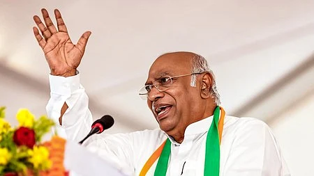 Congress president Malikarjun Kharge 