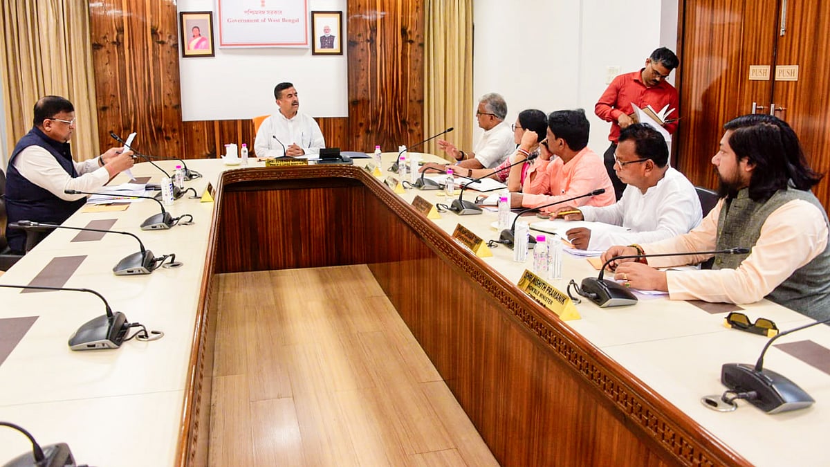 West Bengal CM Suvendu Adhikari chairs a cabinet meeting, 18 May