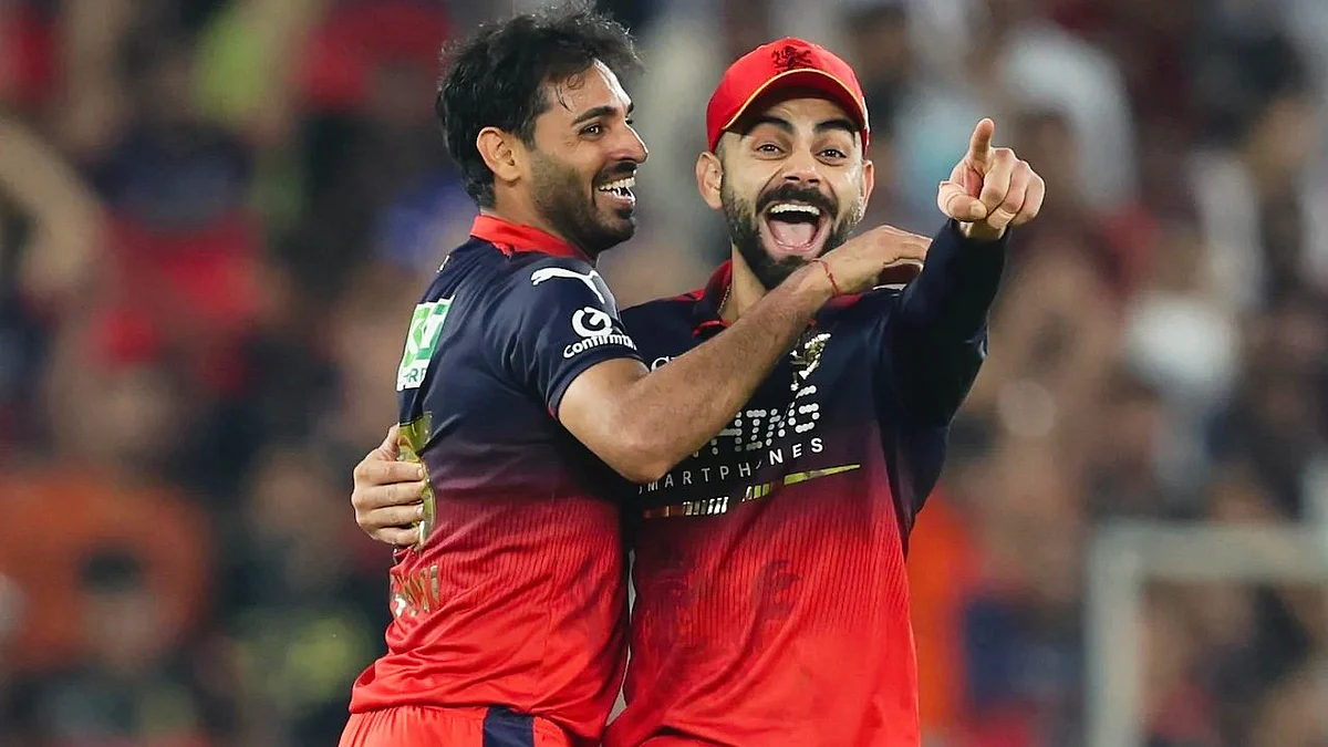 Bhubaneshwar Kumar (left) and Virat Kohli: Spearheads of RCB's early surge to play-offs