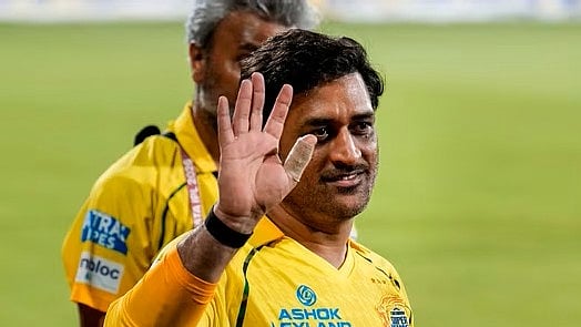 The last lap? M.S. Dhoni at the Chepauk Stadium on Monday