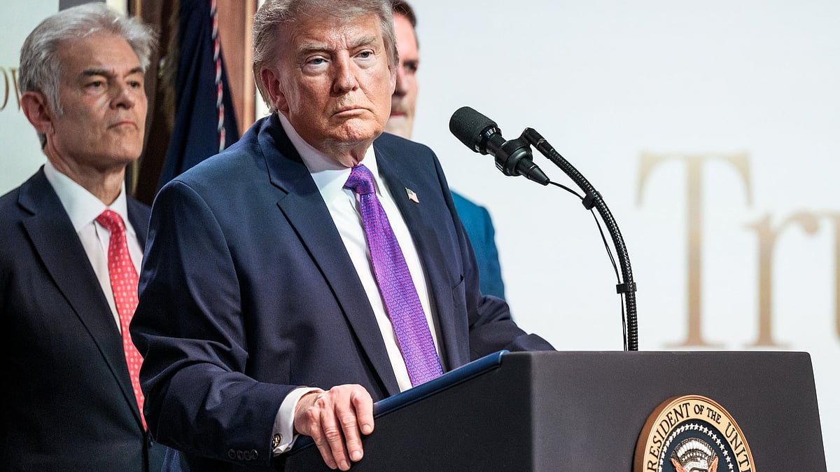 US President Donald Trump at White House