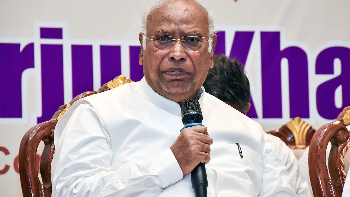 Congress president Mallikarjun Kharge