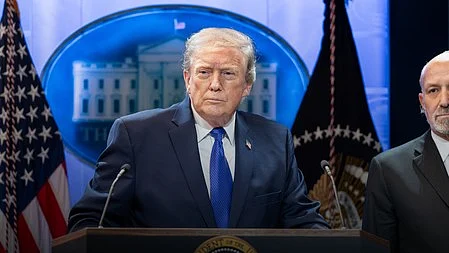 US President Donald Trump