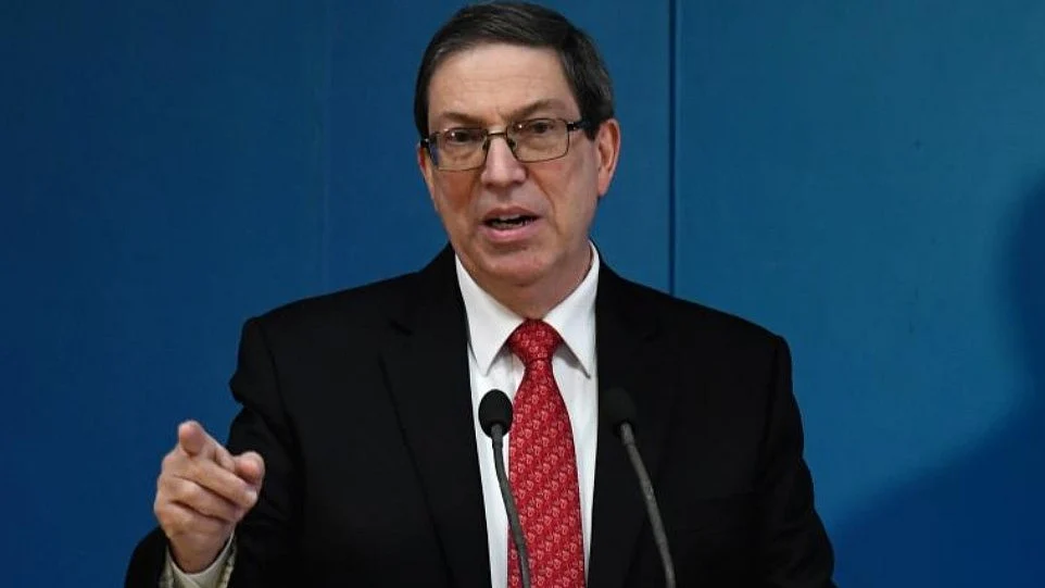 Cuban foreign minister Bruno Rodriguez.