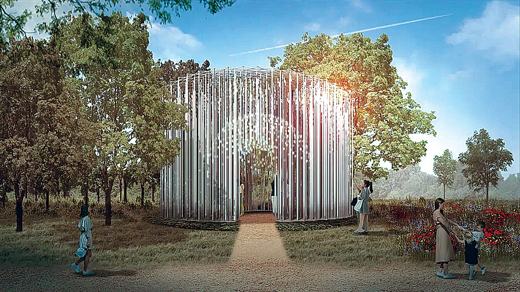 The winning design for UK’s first memorial to journalists killed in conflict