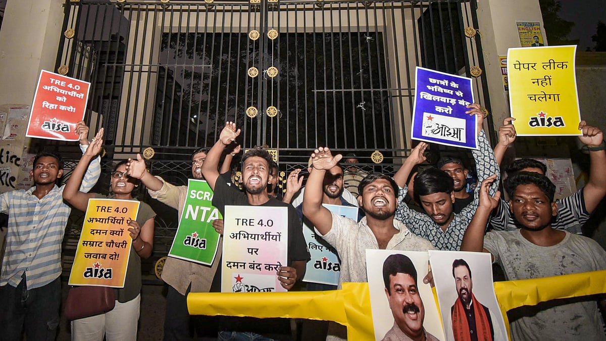 NEET paper leak: Congress to student suicides, demands Education Minister's resignation 