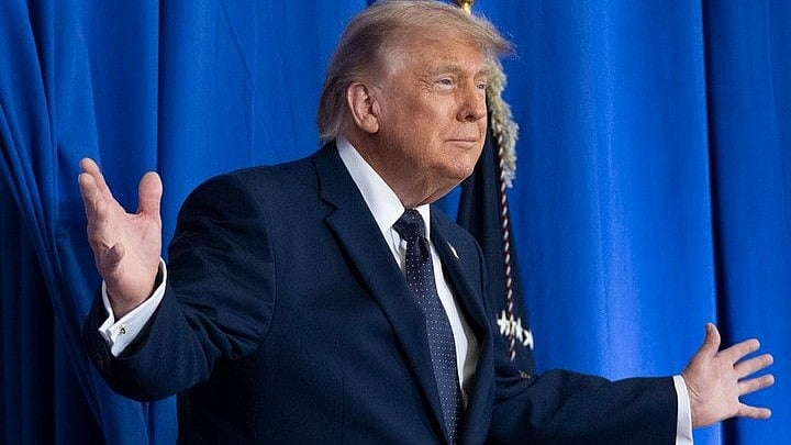 US President Donald Trump at White House.