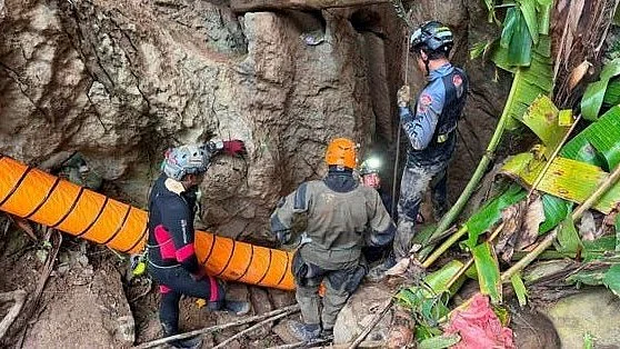 Authorities said efforts were continuing to locate the remaining two villagers.

