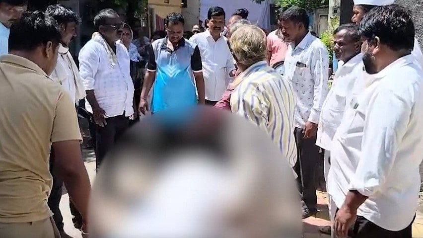 Relatives mourn the death of family member in Pune.