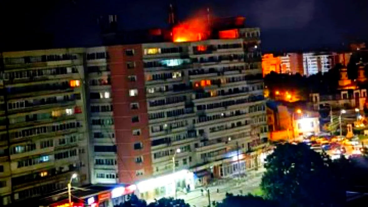 Video screen grab of rhetorical the drone striking