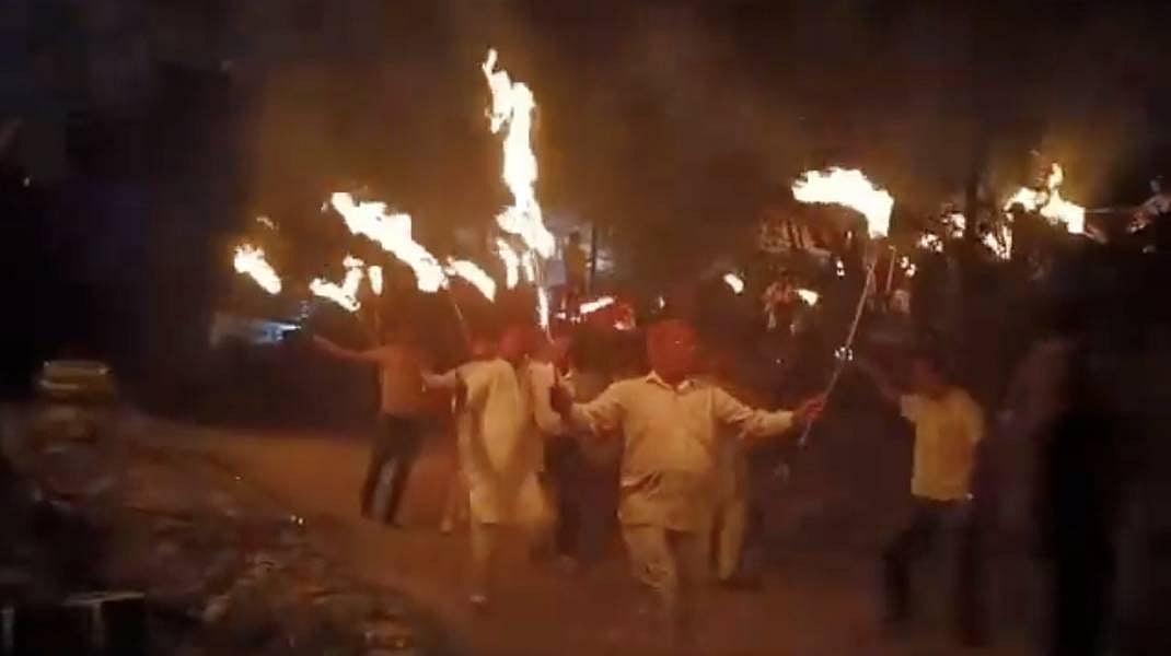 The protest has drawn attention because of the irony of the situation. 