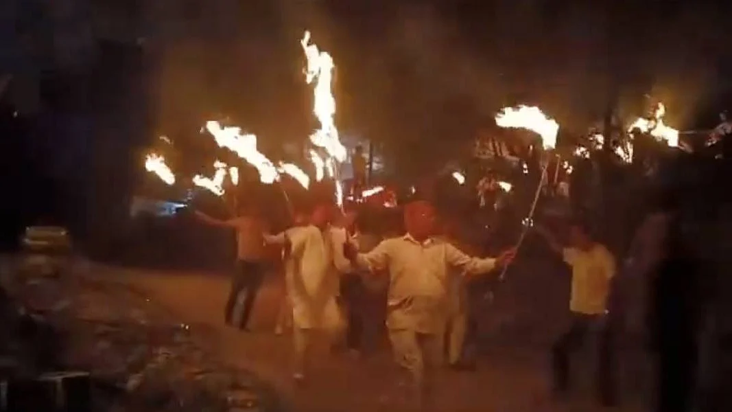 The protest has drawn attention because of the irony of the situation.