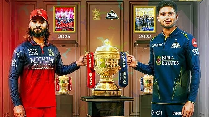 Pride and glory: Rajat Patidar and Shubman Gill 