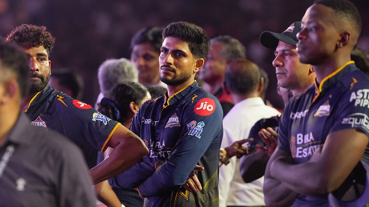 Shubman Gill during the IPL 2026 final presentation ceremony in Ahmedabad.
