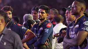 Shubman Gill during the IPL 2026 final presentation ceremony in Ahmedabad.