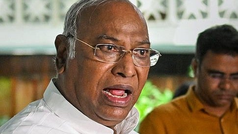 Congress president Mallikarjun Kharge.