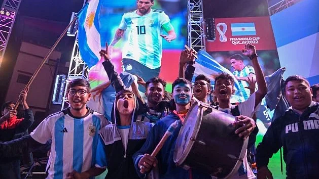 Kolkata fans go berserk on Leo Messi's Argentina winning the 2022 World Cup