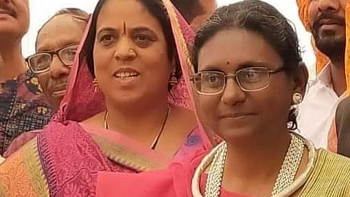 File photo of Meenakshi Natarajan (foreground)