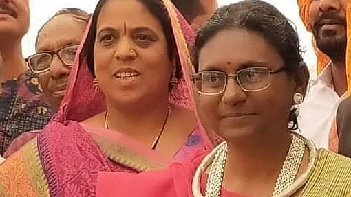 File photo of Meenakshi Natarajan (foreground)