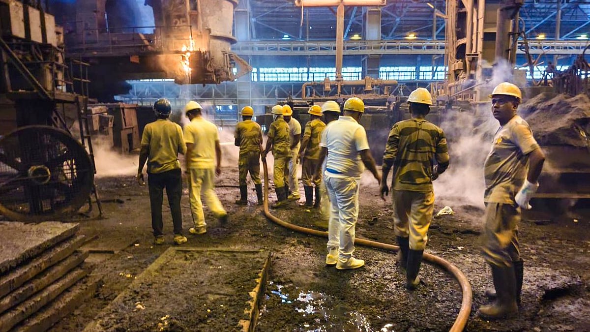 CISF personnel lead rescue and firefighting efforts at Visakhapatnam Steel Plant.