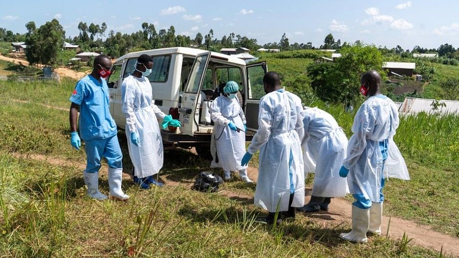 Representative image of health officials in Democratic Republic of Congo.