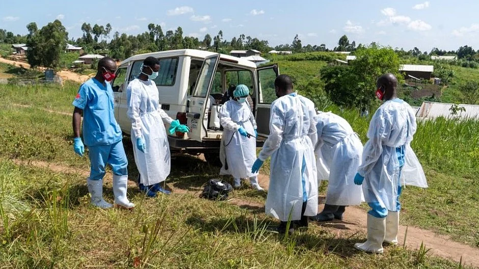 Representative image of health officials in Democratic Republic of Congo.