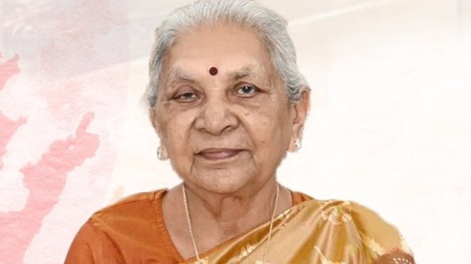 Uttar Pradesh governor Anandiben Patel.