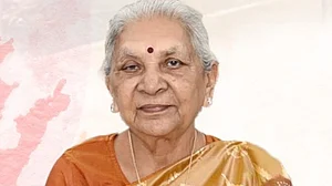 Uttar Pradesh governor Anandiben Patel.