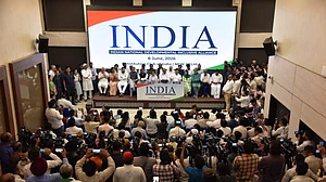 The press meet following the INDIA bloc meeting in New Delhi, 8 June