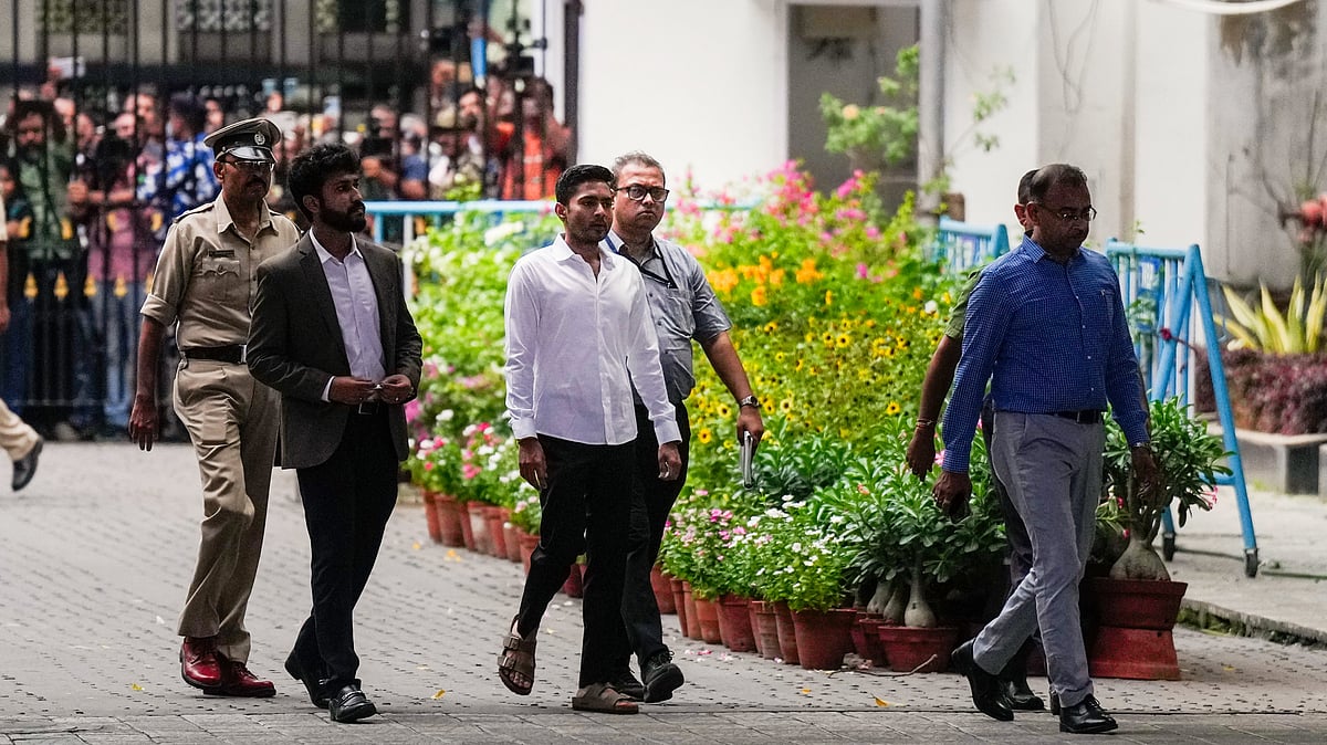 Abhishek Banerjee arrives to appear before the CID in the signature forgery case, 11 June