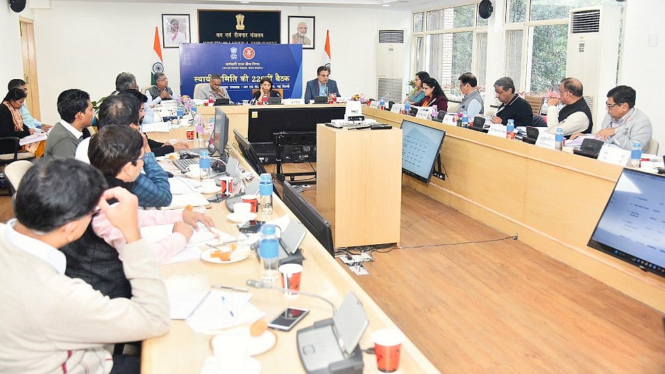 At the ESIC headquarters, New Delhi