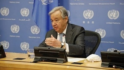 United Nations secretary-general Antonio Guterres.