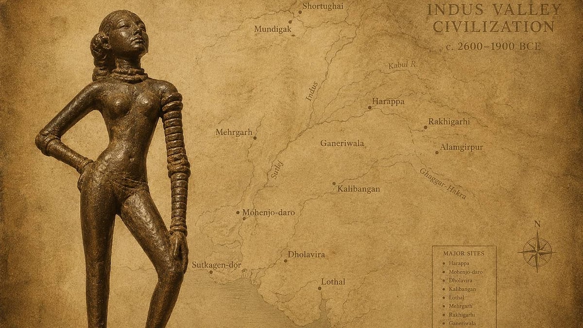 The famous Dancing girl statue