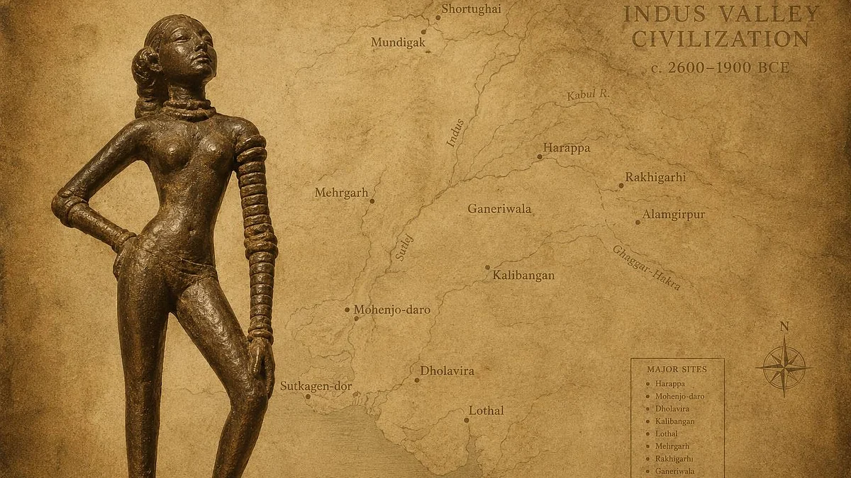 The famous Dancing girl statue