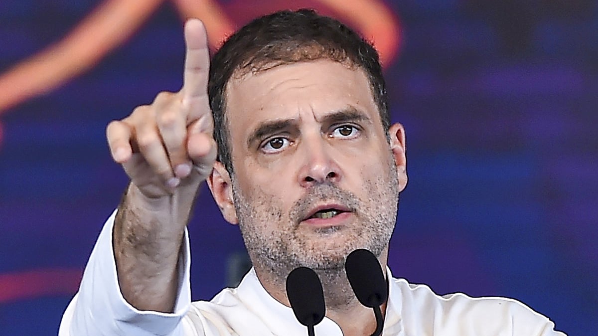 Congress leader Rahul Gandhi.
