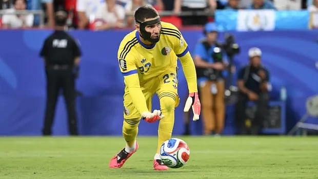 Luca Zidane, son of Zinedine, had a forgettable match against Argentina