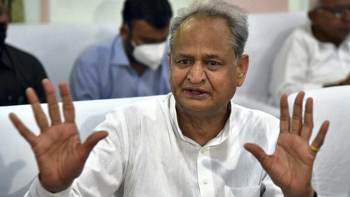 Rajasthan's former chief minister Ashok Gehlot.