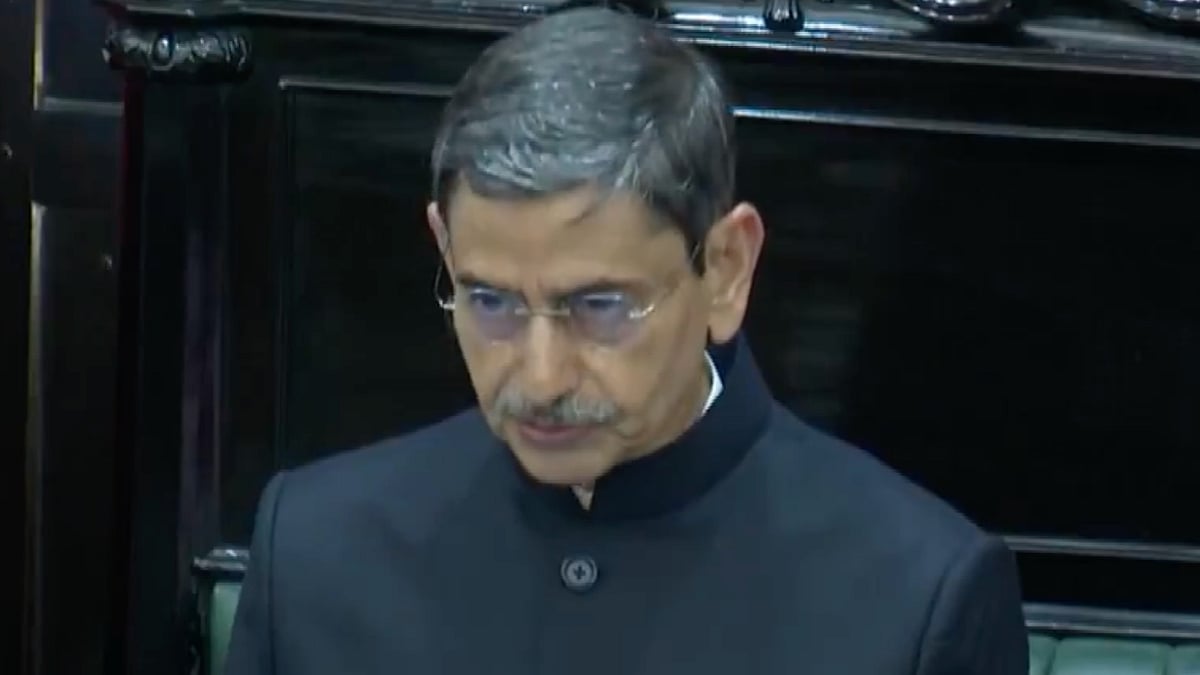 Governor R.N. Ravi delivers his address