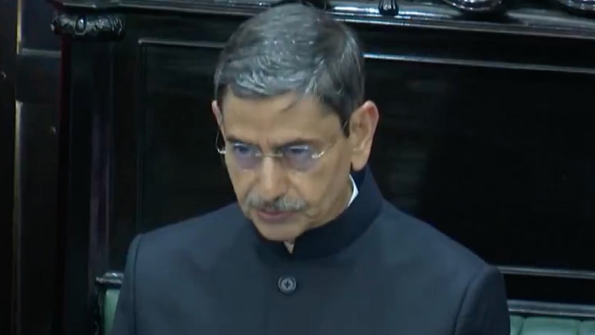 Governor R.N. Ravi delivers his address